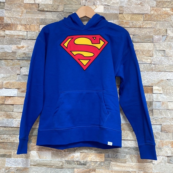 NWT Superman Hoodie - Picture 5 of 8